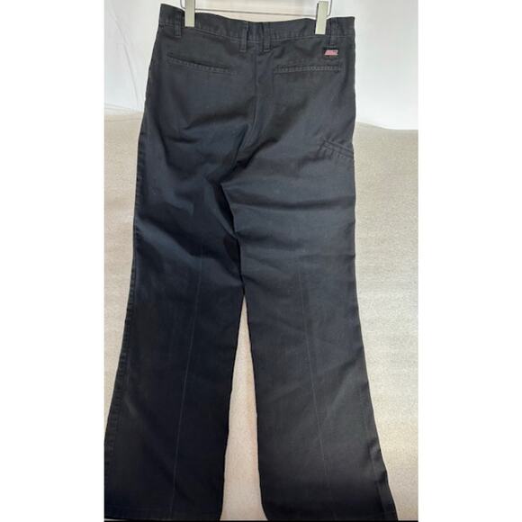 Dickies Men's Original-Black -Work Or Casual Pants 34 X 34. Classic Flat Front - Picture 3 of 5